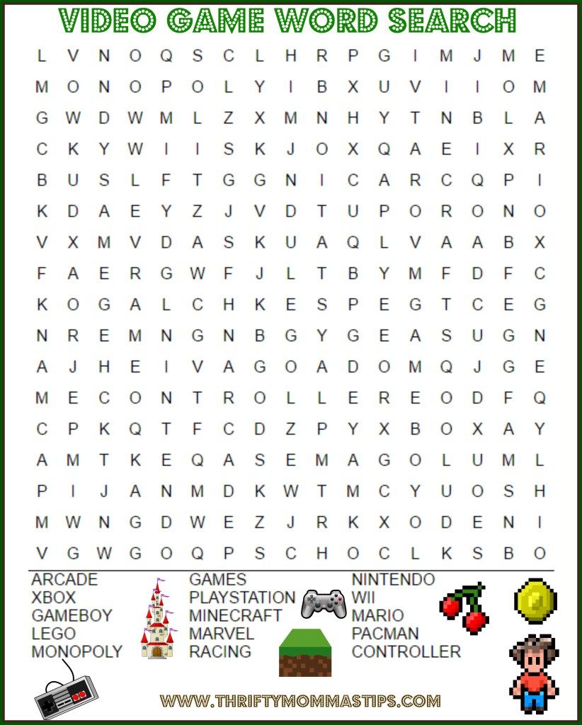 the word search game